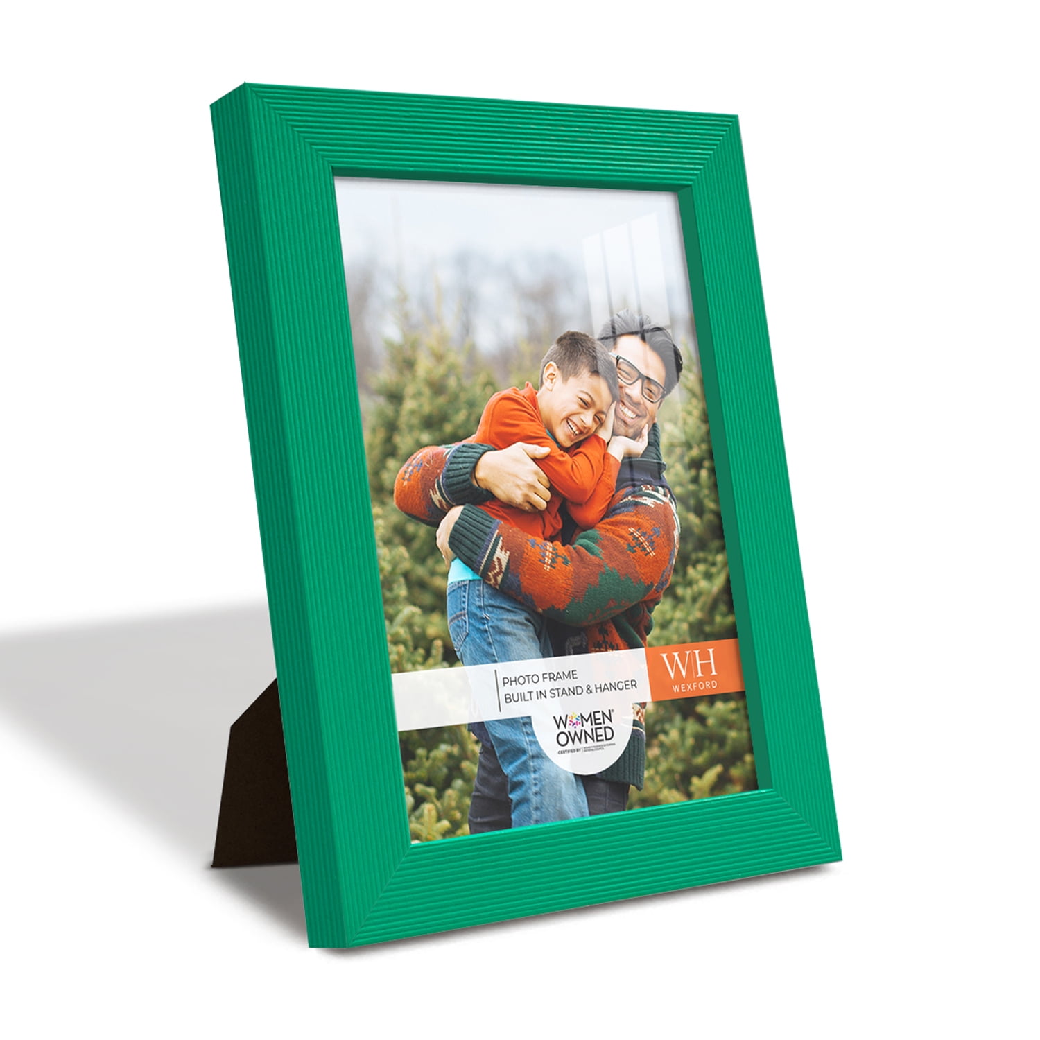 Emerald Green Rustic Picture Frame, 5 x 7