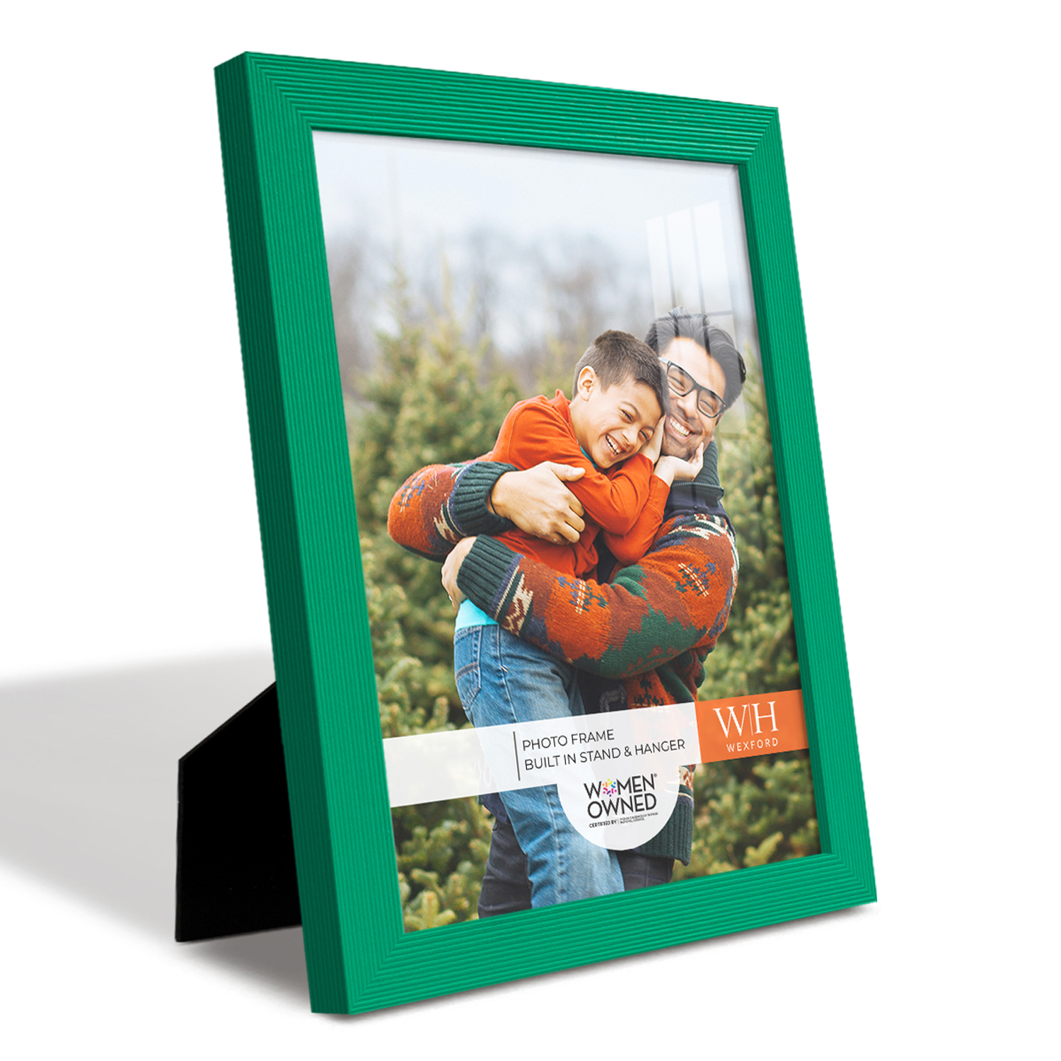 Emerald Green Rustic Picture Frame, 8 x 10