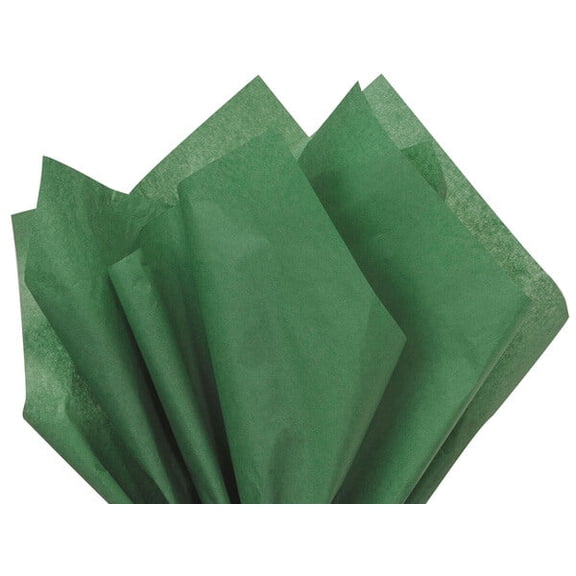 Emerald Green Tissue Paper Squares, Bulk 10 Sheets, Feronia Packaging, Large 15x20 Inch