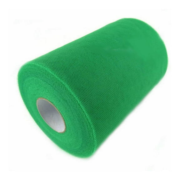 Emerald Green Tulle Fabric - 6 Inches Wide X 100 Yards