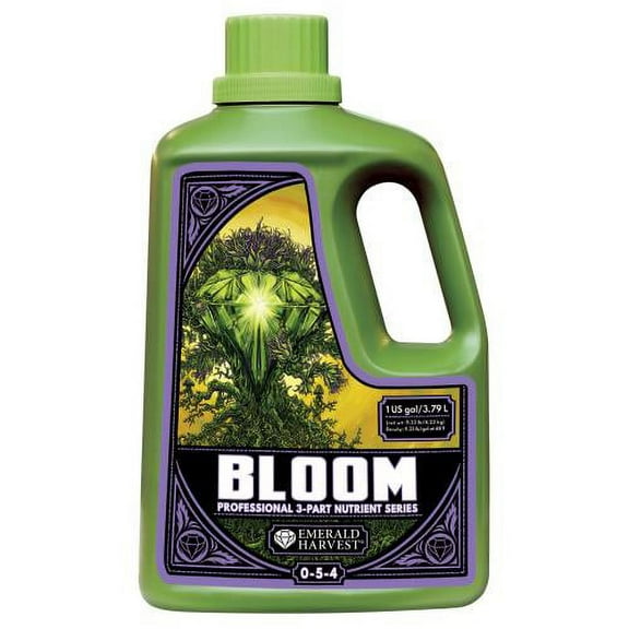 Emerald Harvest 723890 Bloom Fertilizer, 3.8 L