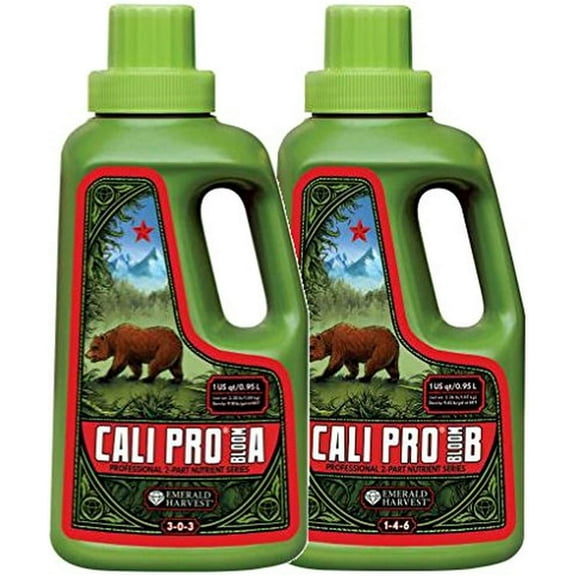 Emerald Harvest - Cali Pro Bloom A & B - Quart - 2-Part Base Nutrient Bloom /&supplier-thshydro