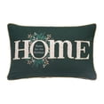 thumbnail image 1 of "Home For The Holidays" Christmas Lumbar Accent Pillow 14" x 22", 1 of 4