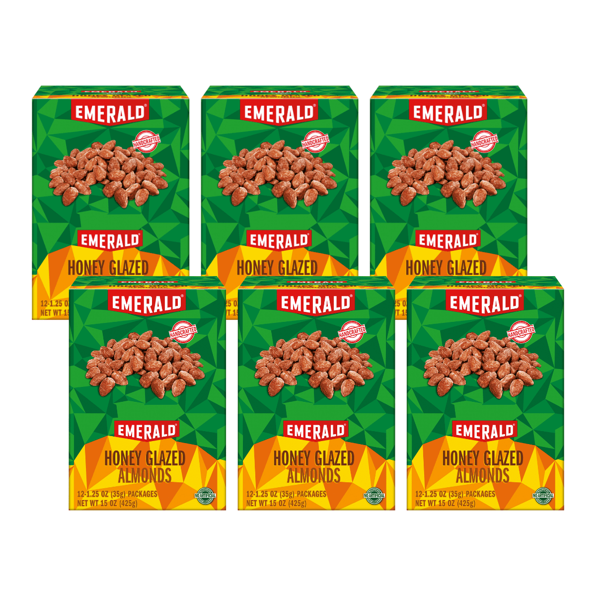 Emerald Honey Glazed Almonds, 12 ct, 15 oz Box (Pack of 6) - Walmart.com
