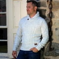 thumbnail image 1 of Emerald Isle Knitwear Men's Irish Pullover Sweater, Natural, Small, 1 of 1