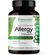 Emerald Labs Allergy Health with Vitamin C, Quercetin, and Bromelain - Natural Allergy Pills and Antihistamine Support - 90 Vegetable Capsules