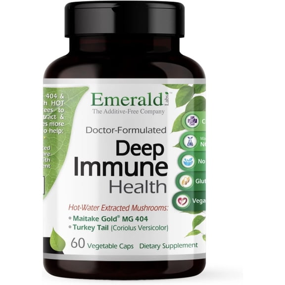 Emerald Labs Deep Immune Health to Support Healthy Immune System - 60 Vegetable Capsules