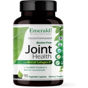 Emerald Labs Joint Health with BioCell Collagen II, Meriva Turmeric, and OptiMSM to Support Joint Relief, Healthy Cartilage, and Mobility - 90 Vegetable Capsules
