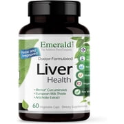 Emerald Labs Liver Health with Silymarin Milk Thistle and Meriva Phytosome to Support Liver Health, Weight Management, and Cleanse Support - 90 Vegetable Capsules