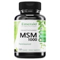 thumbnail image 1 of Emerald Labs MSM 1,000 mg - Joint Support for Aches, Anti-Inflammatory, Stress Relief Support, Digestive System Support, and Allergy Relief - 100 Capsules, 1 of 4