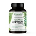 thumbnail image 1 of Emerald Labs Magnesium 400mg (Pure Albion) Gold Standard Bioavailability - 120 Vegetable Capsules, 1 of 8