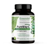 Emerald Labs PureWay C 500mg and R-Alpha Lipoic Acid - Supports Healthy Immune System Response and Optimal Liver Function Support - 90 Vegetable Capsules
