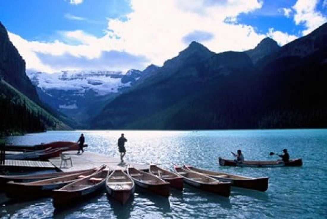 Emerald Lake Alberta Canada Canvas Art - Douglas Peebles DanitaDelimont (27 x 18)