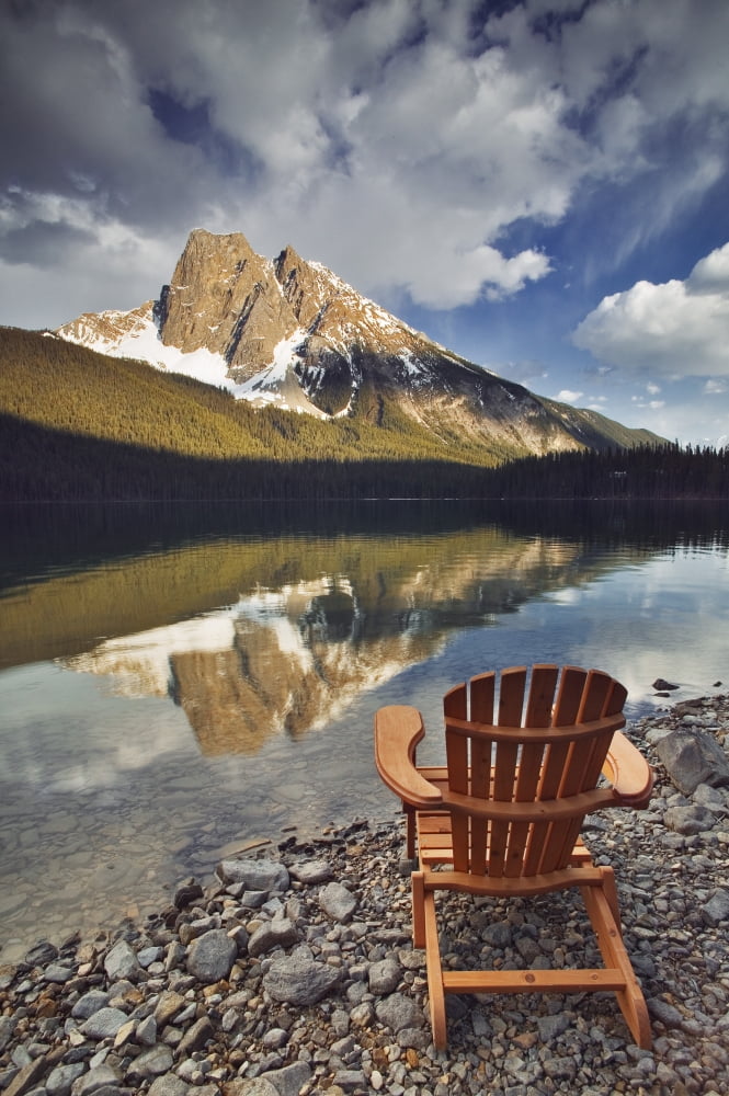 Emerald Lake Yoho National Park British Columbia Canvas Art - Darwin Wiggett Design Pics (22 x 34)