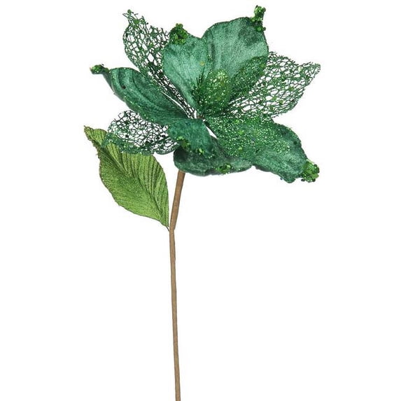 Emerald Magnolia Flower, 22 & 8 in.