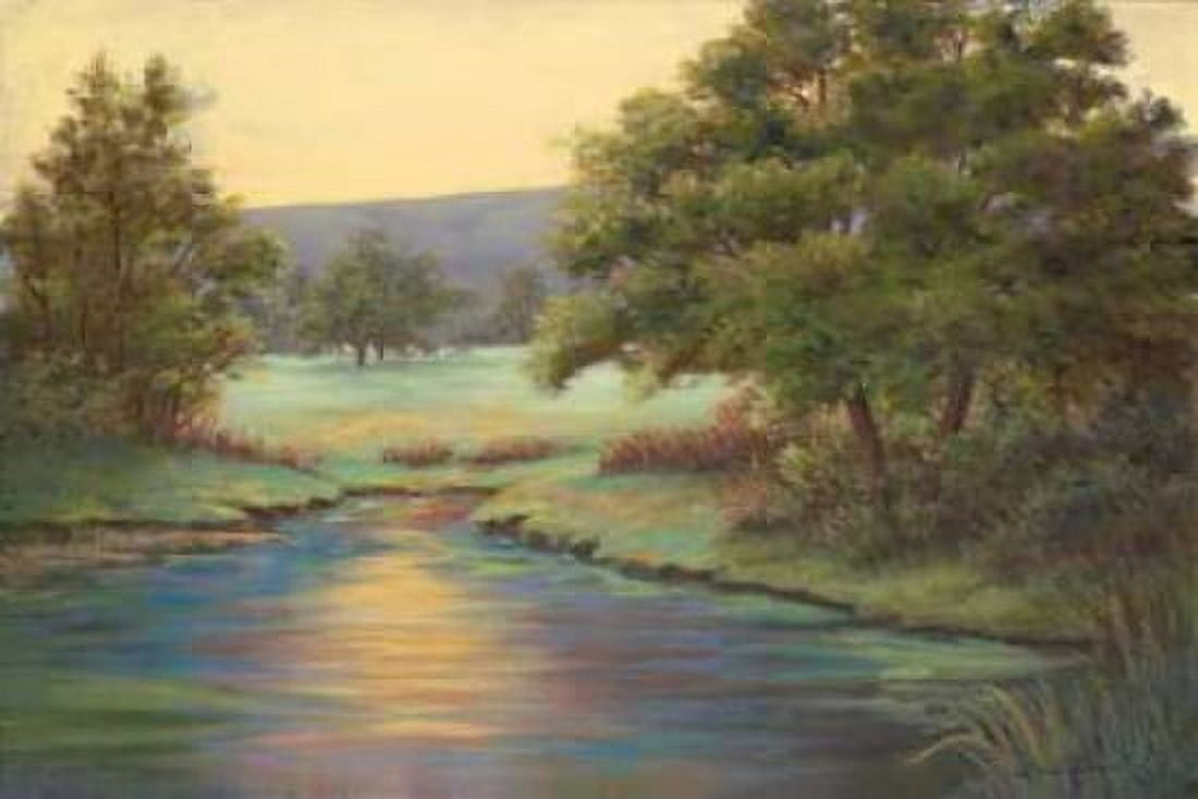 Emerald Meadow II Canvas Art - Linda Wacaster (12 x 18)