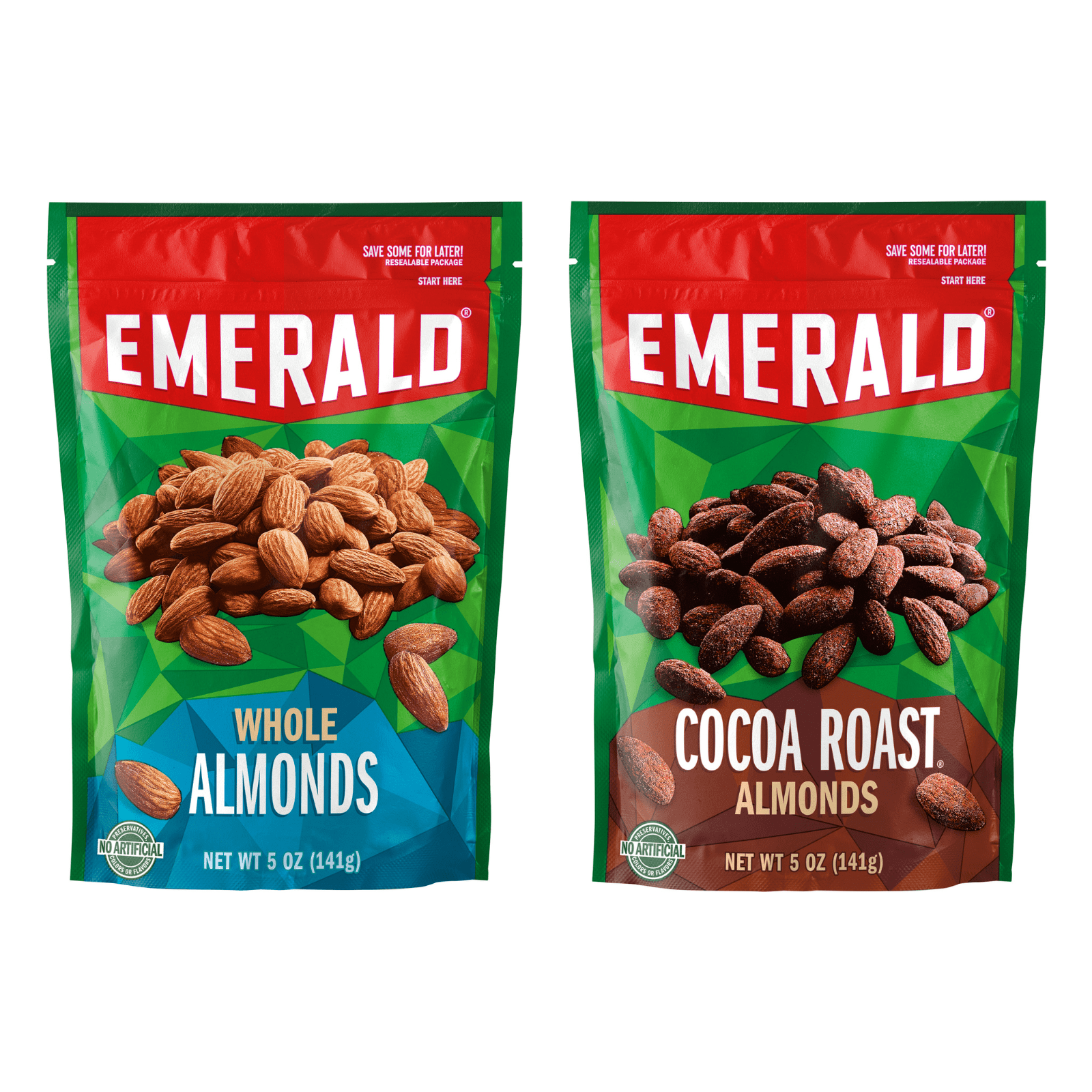☆新品未使用NUTS OUTDOOR BRIESTA Emerald Emerald Nuts, Deluxe Mixed Nuts, 5 oz, Resealable Bag (Pack