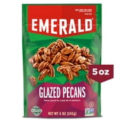 Emerald Nuts, Glazed Pecans, 5 oz Resealable Bag