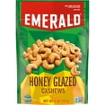 Emerald Nuts Honey Glazed MMF7 Cashews (1Pack), 5oz Resealable Bag