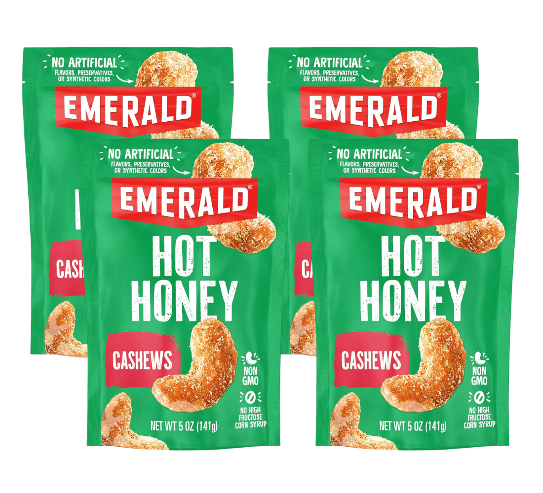Emerald Nuts Hot Honey Cashew, 5 oz (Pack of 4) - Walmart.com