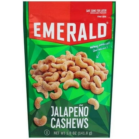 Emerald Spicy Jalapeno Flavored Cashews 5 oz