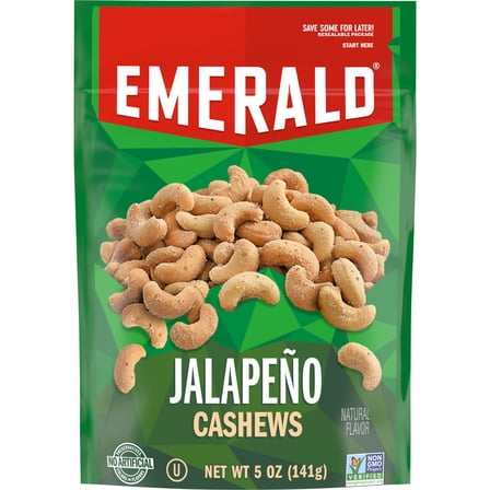 Emerald Spicy Jalapeno Flavored Cashews 5 oz