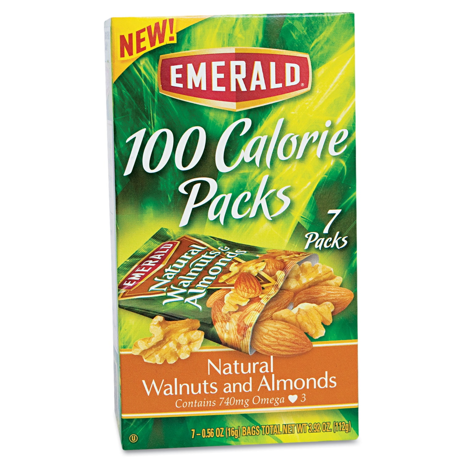 Emerald, Natural Walnuts and Almonds, 7 Ct, 100 Calorie Packs - Walmart.com