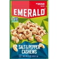 thumbnail image 1 of Emerald Nuts, Salt and Pepper Cashews, Stand Up Bag, 5 Ounce (Pack of 3), 1 of 8
