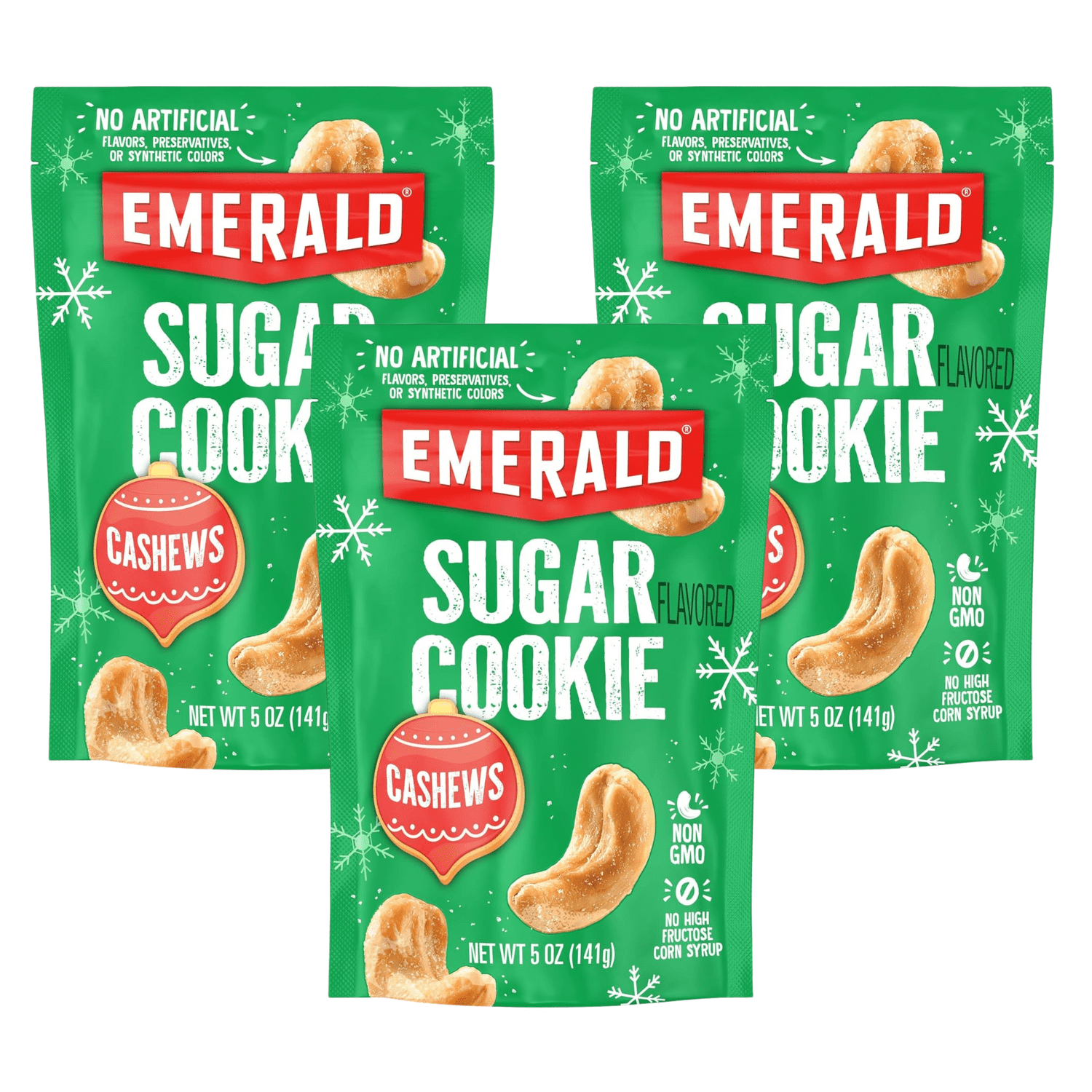 Emerald Nuts Sugar Cookie Cashew, 5 oz (Pack of 3) - Walmart.com
