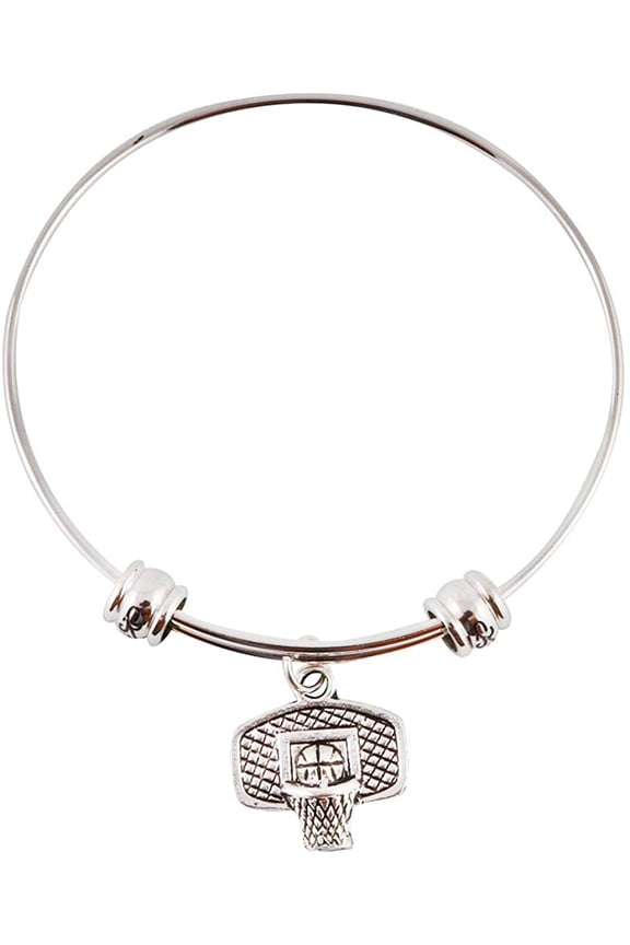 Basketball Hoop and Board Fancy Bangle