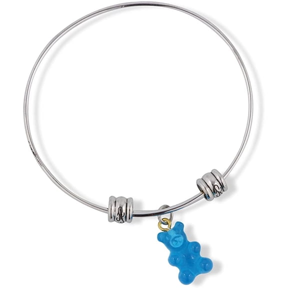 Gummy Bear Fancy Charm Bangle (Blue)