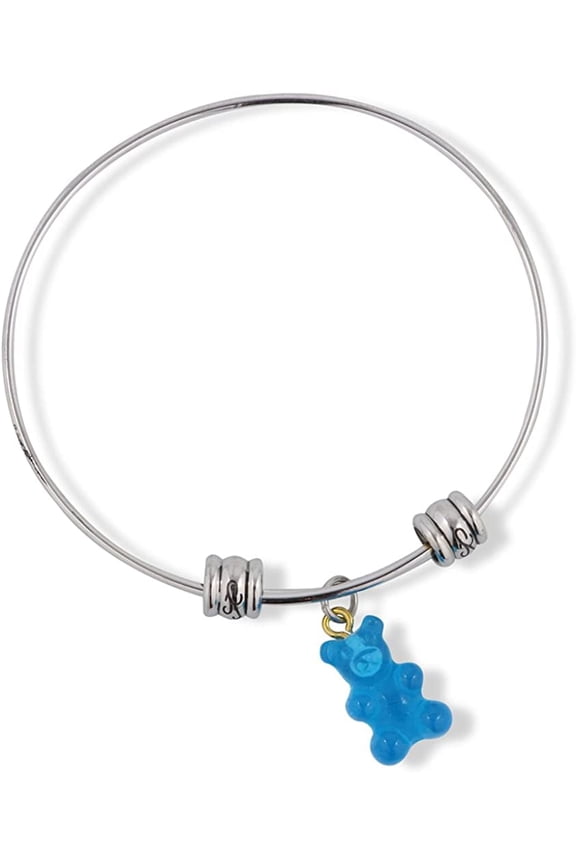 Gummy Bear Fancy Charm Bangle (Blue)