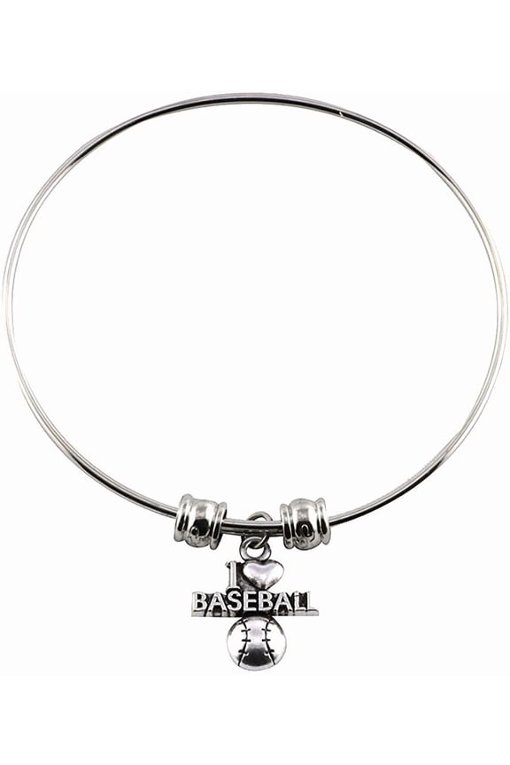 I Love Baseball Bangle