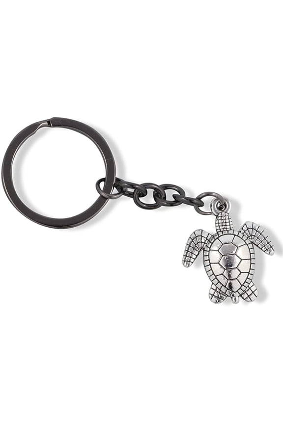 Large Sea Turtle 2 Charm Keychain