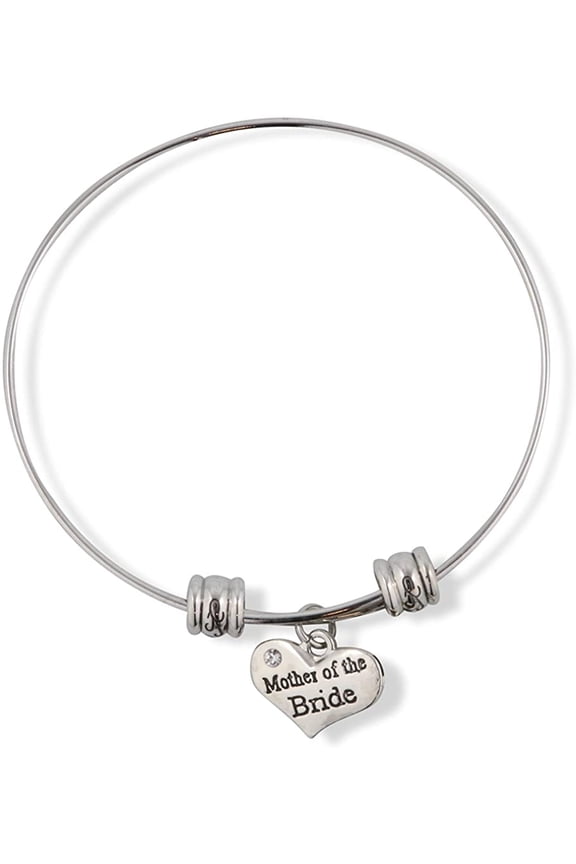 Mother of The Bride Fancy Charm Bangle