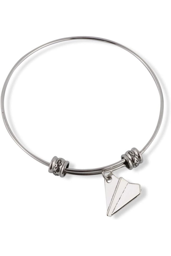 Paper Airplane Bracelet | Fancy Charm Bangle