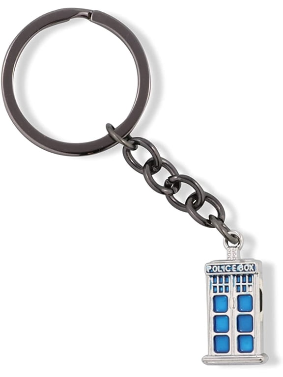 Police Box Charm Keychain