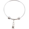 thumbnail image 1 of Emerald Park Jewelry Rocket Ship with Star on Side Fancy Bangle, 1 of 5