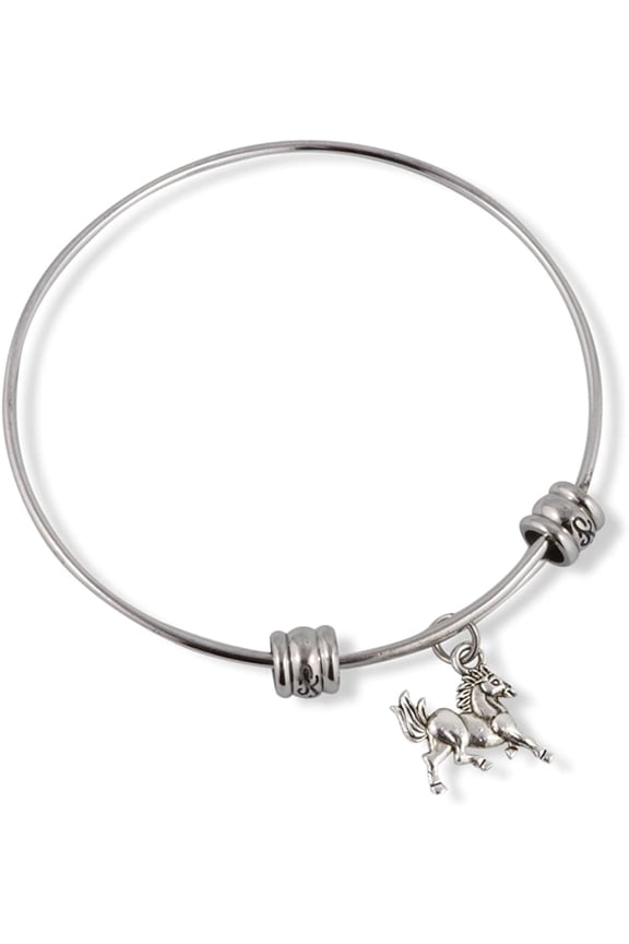 Small Running Galloping Horse Fancy Bangle