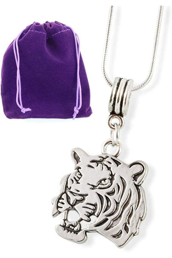 Tiger Head Snake Chain Necklace