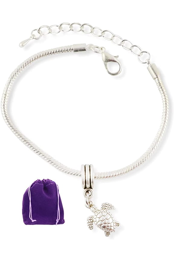 Turtle Snake Chain Charm Bracelet