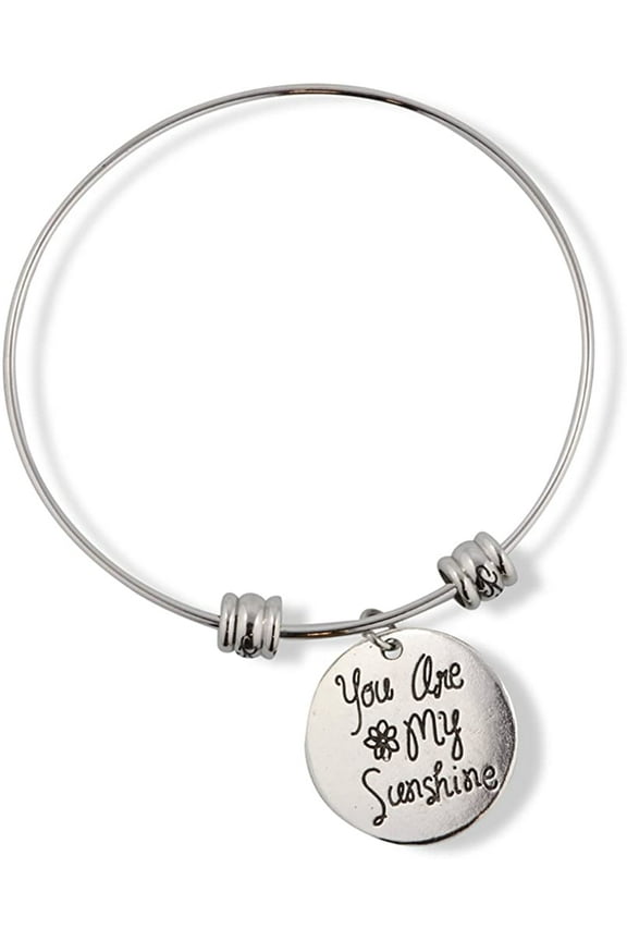 You are My Sunshine Fancy Charm Bangle