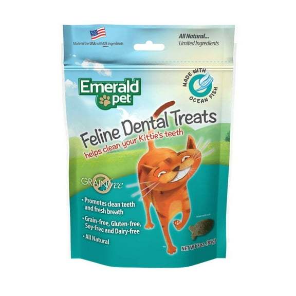 Emerald Pet Feline Dental Grain Free Treats