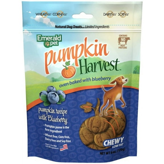 Emerald Pet Pumpkin Harvest Chewy Dog Treats