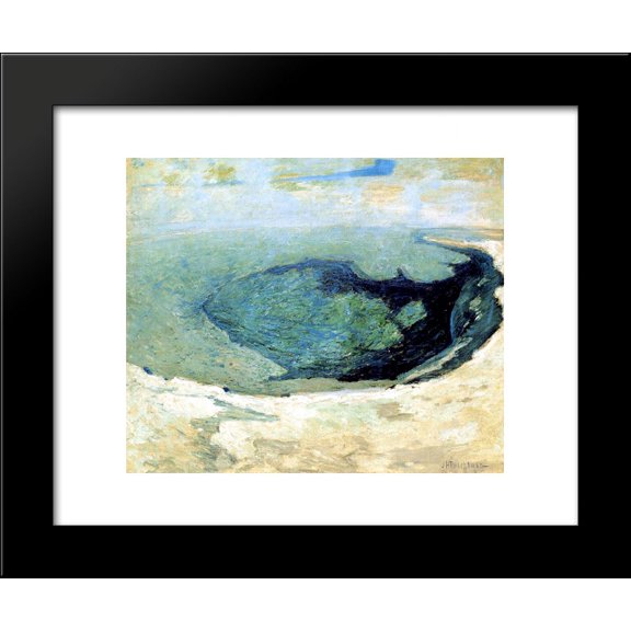 Emerald Pool 2 20x24 Framed Art Print by John Henry Twachtman