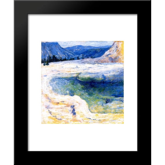 Emerald Pool 20x24 Framed Art Print by John Henry Twachtman