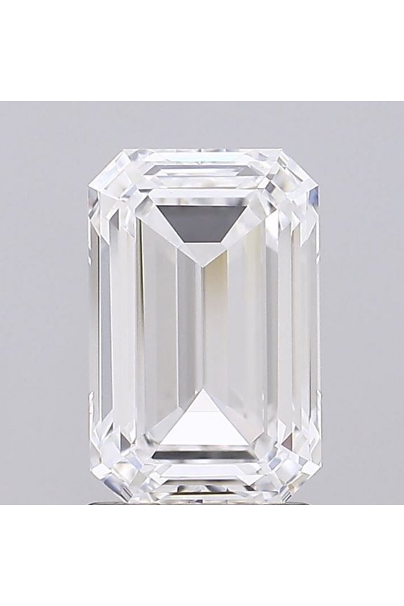 Emerald Shape 2.01 Ct D Color VVS2 Clarity CVD Lab Grown Diamond - Free Shipping