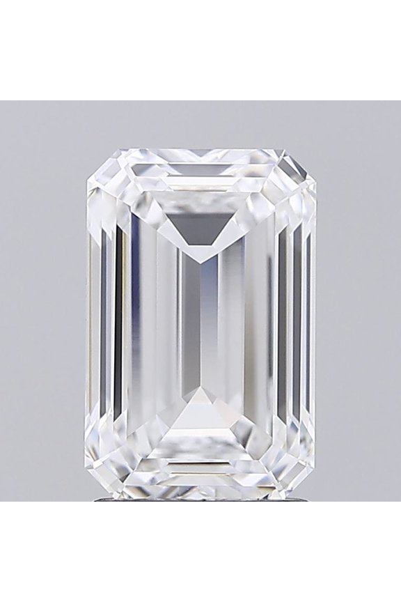 Emerald Shape 2.32 Ct D Color VVS2 Clarity CVD Lab Grown Diamond - Free Shipping
