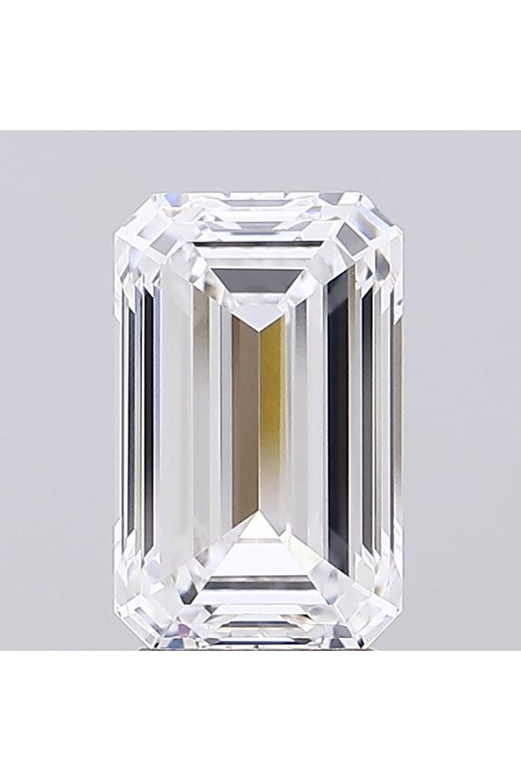 Emerald Shape 3.02 Ct D Color VVS2 Clarity CVD Lab Grown Diamond - Free Shipping