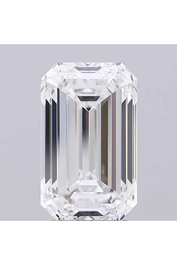 Emerald Shape 4.02 Ct D Color VVS2 Clarity CVD Lab Grown Diamond - Free Shipping